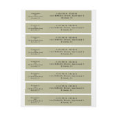 Business Wraparing Address Label Adreslabel Wikkel (Vel)