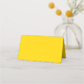 Business Yellow Folded Loyalty Kaart (Achterkant)