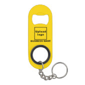 Business Yellow Sleutelhanger en flesopener Mini Flessenopener (Achterkant)