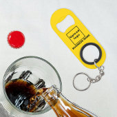 Business Yellow Sleutelhanger en flesopener Mini Flessenopener