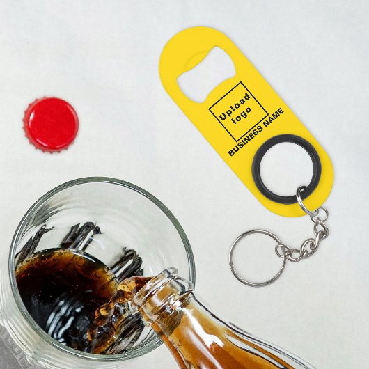 Business Yellow Sleutelhanger en flesopener Mini Flessenopener