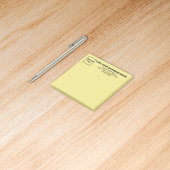 Business Yellow Square post deze notitie Post-it® Notes