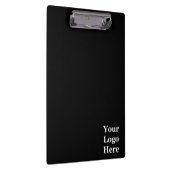 Business Your Logo here Black Sjabloon Klembord (Rechts)