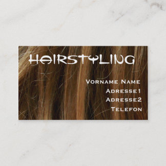 Businesscard Hairstylist Visitekaartje