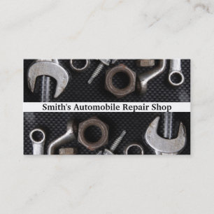 BusinessCard: Mechanics Bench Tool Visitekaartje