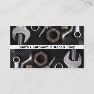 BusinessCard: Mechanics Bench Tool Visitekaartje