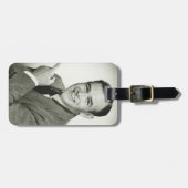 Businessman Pointing Bagagelabel (Voorkant horizontaal)