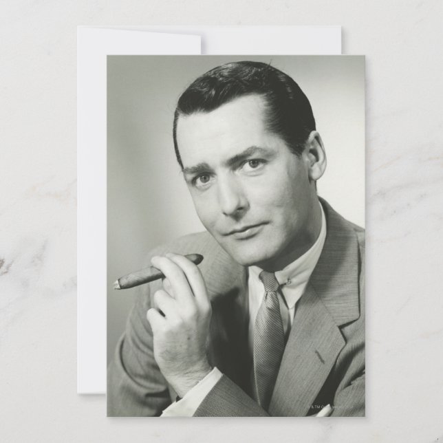 Businessman Smoking Cigar (Voorkant)