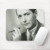 Businessman Smoking Cigar Muismat (Met muis)
