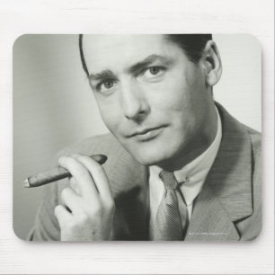 Businessman Smoking Cigar Muismat