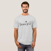 Büsingen Flag Heart, Büsingen am Hochrhein T-shirt (Voorkant volledig)