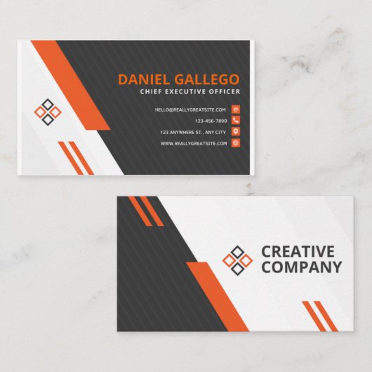 Businnes Card Visitekaartje (Voorkant / Achterkant)