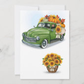  busje - Zonnebloem - Berichten Kaart (Achterkant)