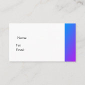 Buskaart basic paarse visitekaartje (Voorkant)