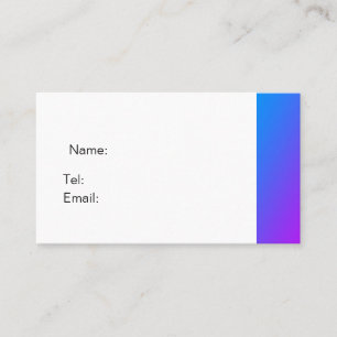 Buskaart basic paarse visitekaartje