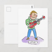 Busker Briefkaart (Voorkant / Achterkant)