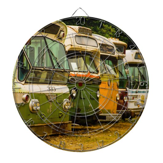 Buskerkhof metalen kooi dartbord (Voorkant)