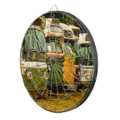 Buskerkhof metalen kooi dartbord (Voorkant Rechts)