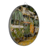 Buskerkhof metalen kooi dartbord (Voorkant Links)