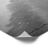 Buskruit Beach Print Zwart-wit (Hoek)