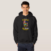 Busman Don't Make Me Use My School Bus Driver Voic Hoodie (Voorkant volledig)