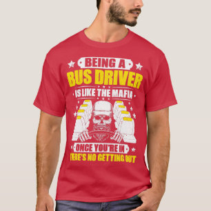 Busman School Bus Stuurprogramma T-shirt