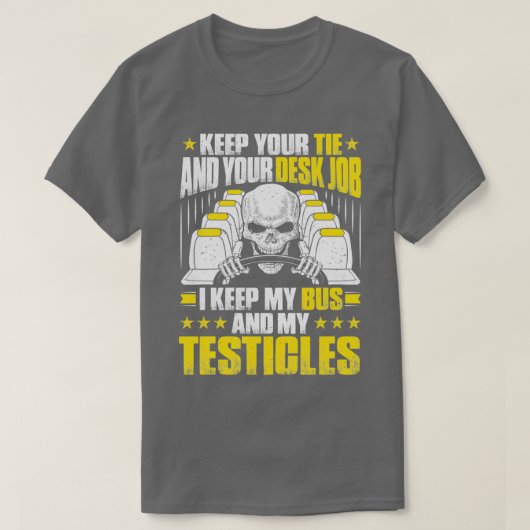Busman Schoolbus School Bus Gift Idee 4 T-shirt (Design voorkant)
