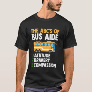 Busmonitor Attitude Moed Medeleven Assistent  T-shirt