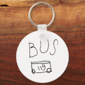 Busnummer 119 sleutelhanger (Voorkant)