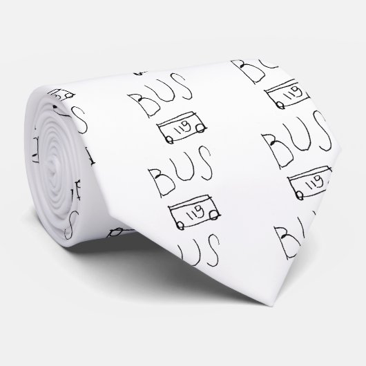 Busnummer 119 stropdas (Opgerold)