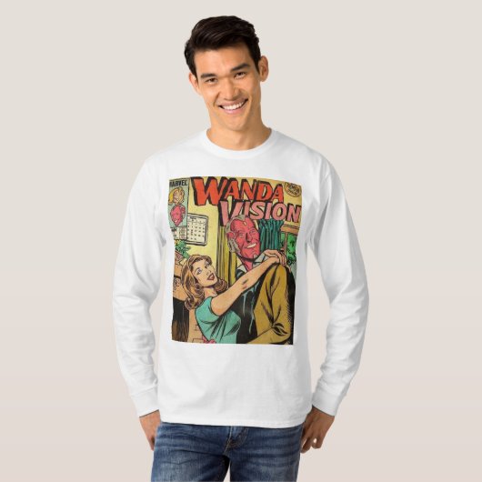 Buso marvel wanda vision unisex t-shirt (Voorkant volledig)