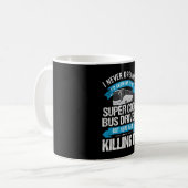 Busontwerp voor de chauffeur van een schoolbus of  koffiemok (Voorkant links)