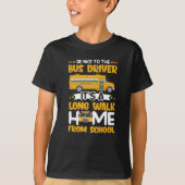 Busontwerp voor de chauffeur van een schoolbus of  t-shirt (Voorkant)