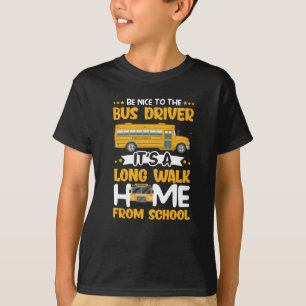 Busontwerp voor de chauffeur van een schoolbus of  t-shirt