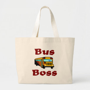 Buss Boss. School Bus Driver Bag. Grote Tote Bag