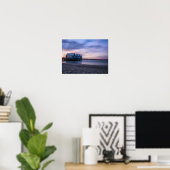 Busselton Jetty in het Poster Dusk (Thuiskantoor)