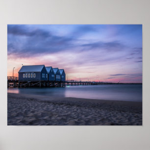 Busselton Jetty in het Poster Dusk