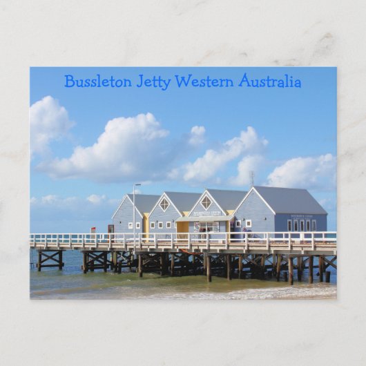 Busselton Jetty Western Australië Briefkaart (Voorkant)