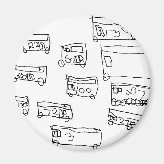 Bussen Magneet (Voorkant)