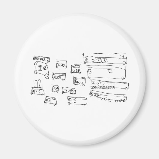 Bussen Magneet (Voorkant)