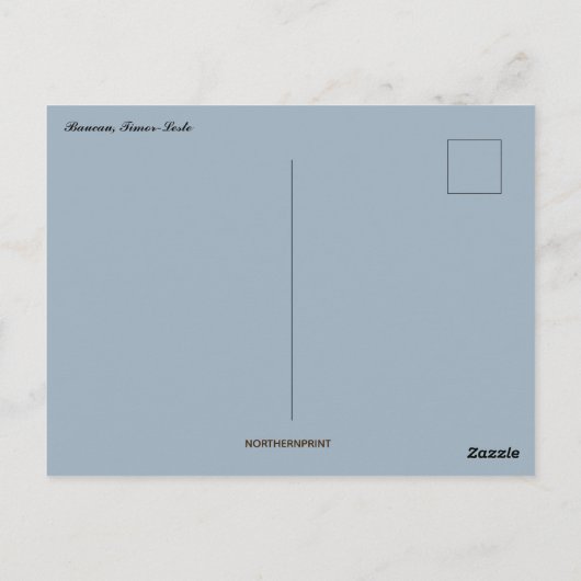 Bussen naar Baucau Timor Leste Briefkaart (Achterkant)