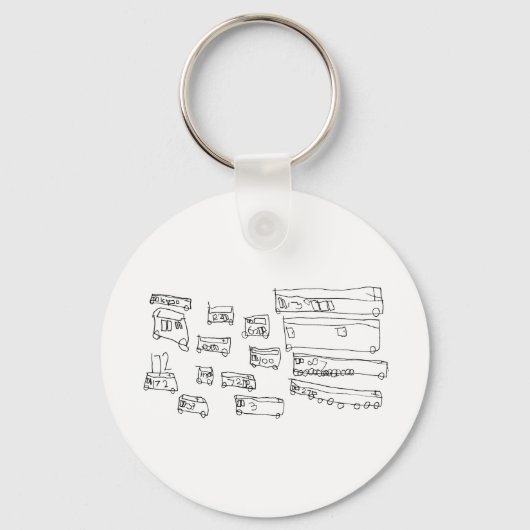 Bussen Sleutelhanger (Voorkant)