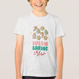 Bussin Baking Crew Kerstmis Tri-Blend Shirt