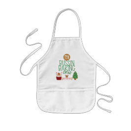 Bussin Baking Crew (met naam) Kerstmis Kinder Schort