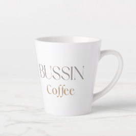 Bussin-koffie voor trendy cafeïne liefhebbers latte mok