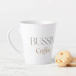 Bussin-koffie voor trendy cafeïne liefhebbers latte mok