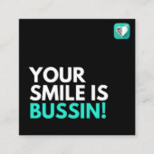 Bussin Vierkante Visitekaartje (Voorkant)