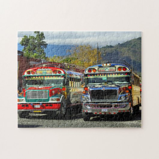 Busstation Antigua. Legpuzzel (Horizontaal)