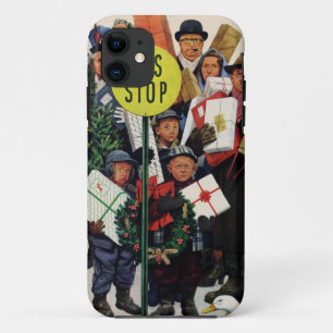 Busstop voor Kerstmis Case-Mate iPhone Case