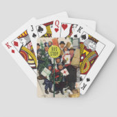 Busstop voor Kerstmis Pokerkaarten (Achterkant)